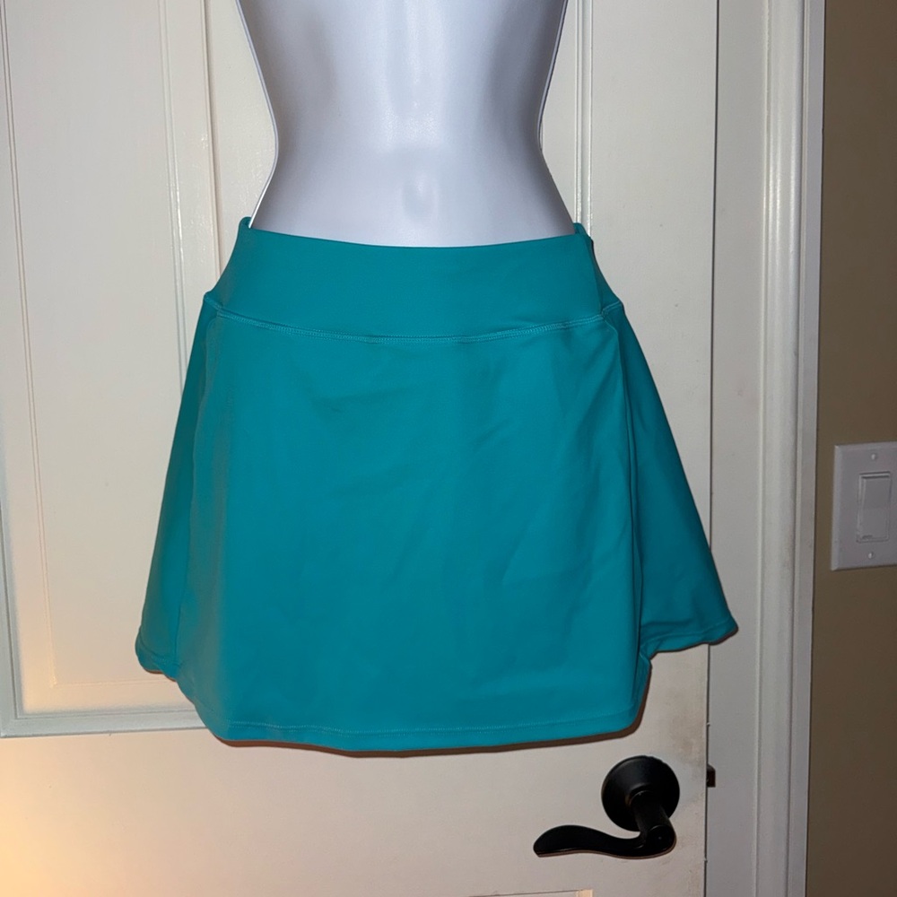 Elle Vibrant Teal Skater Skirt